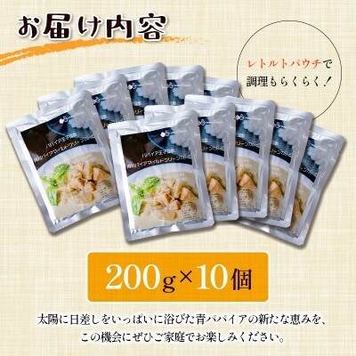 青パパイアマイルドグリーンカレー堪能セット(200g/個×10個)