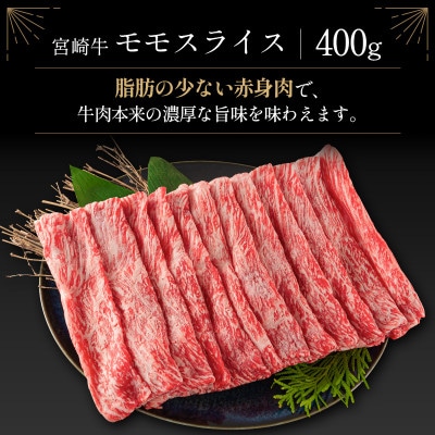 宮崎牛&宮崎和牛(モモスライス/小間切れ)計500g【B564】(新富町)