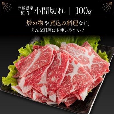 宮崎牛&宮崎和牛(肩ロース焼肉/小間切れ)計400g【B565】(新富町)