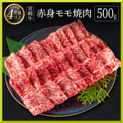宮崎牛赤身モモ焼肉500g(新富町) | ふるさと納税のお礼品