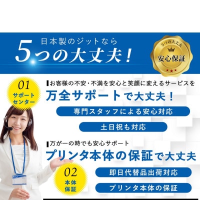 ジット　日本製リサイクルインクカートリッジ　LC3111-4PK用　JIT-B31114P