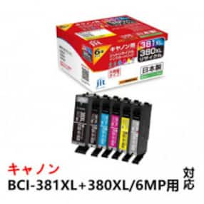 ジット日本製リサイクルインク BCI-381XL+380XL6MP用JIT-C3803816PXL