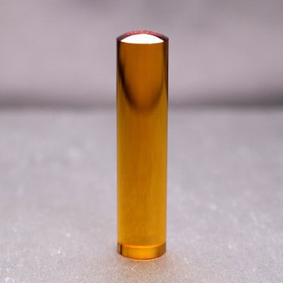 そらのハンコ工房 宝石印鑑 シトリン(13.5×60mm)