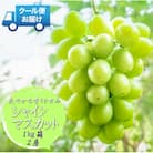 先行予約　2026年発送分　山梨　南アルプス市　安心のクール発送　シャインマスカット 1kg 　2房