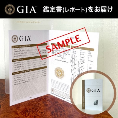【GIA】鑑定ダイヤ使用Pt900 0.3ctダイヤモンドペンダント Dカラー/VVS1/3Exce