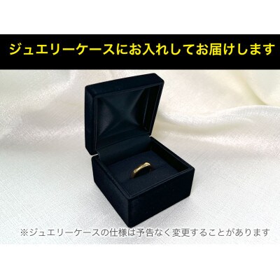 純金(K24)製 甲丸リングCタイプ 13号