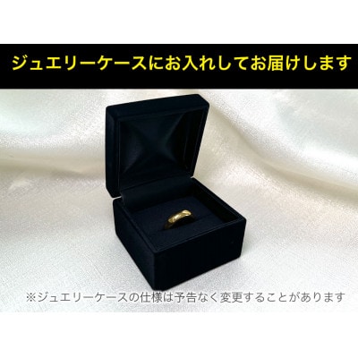 純金(K24)製 甲丸リングDタイプ 21号