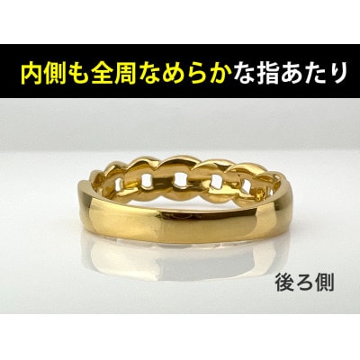 純金(K24)製 喜平リングAタイプ 17号
