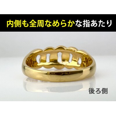 純金(K24)製 喜平リングCタイプ 10号