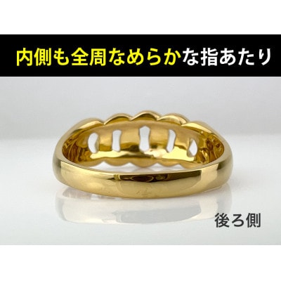 純金(K24)製 喜平リングCタイプ 20号