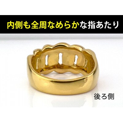 純金(K24)製 喜平リングEタイプ 19号