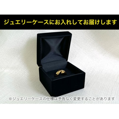 純金(K24)製 クロスリング  13号