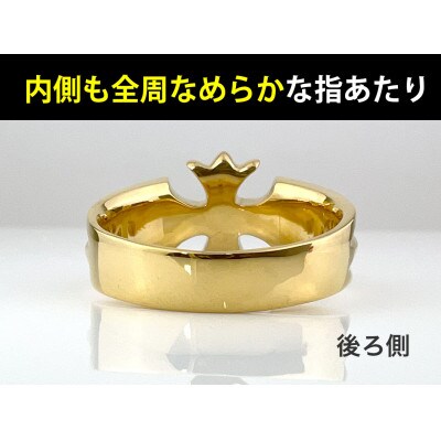 純金(K24)製 クロスリング  25号