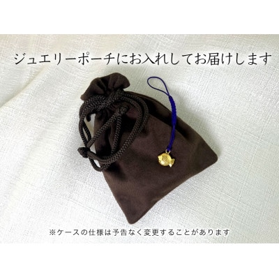 純金(K24)製 蓬莱魚根付【左魚】　1点