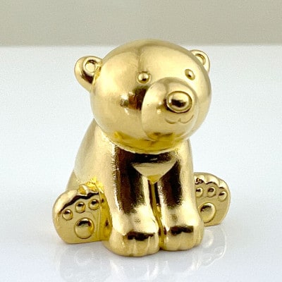 純金製(K24)『くま』オブジェ