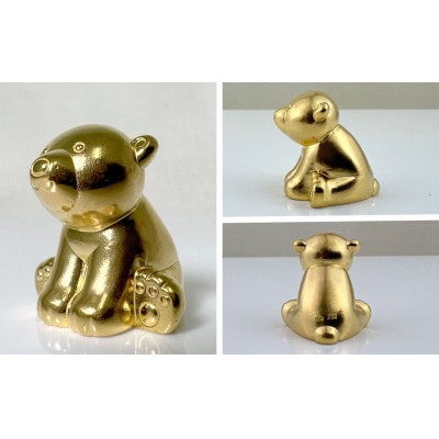 純金製(K24)『くま』オブジェ