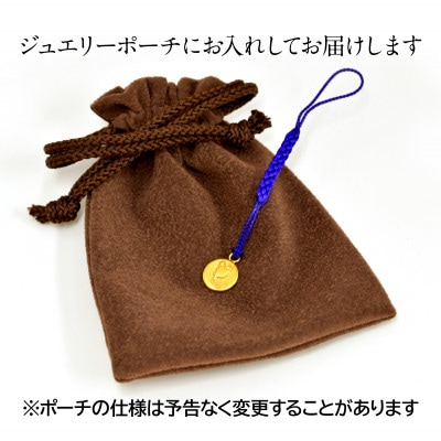 純金(K24)製 黄金十二支 根付【子】