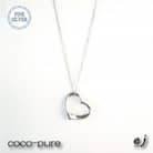 ejブランド『coco-pure』オープンハートネックレス ファインシルバー