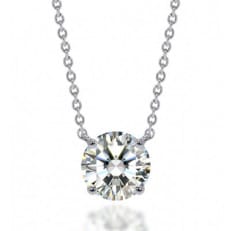 GIA】鑑定ダイヤ使用Pt900 0.4ctダイヤモンドペンダント Dカラー