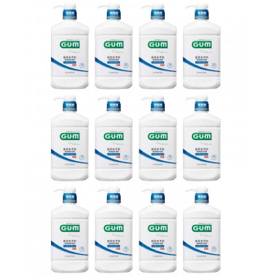 <サンスター>G.U.M デンタルリンス 低刺激ノンアルコールタイプ 960ml×12本