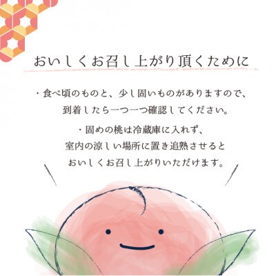 【食べ切りサイズ】南アルプス市から産地直送!桃 品種お任せ 3玉 贈答 (ALPAJ002)