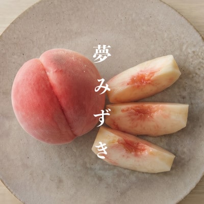 【2027年7月より発送】夢みずき|山梨生まれ、甘さあふれる大玉桃　計1.3kg(3～4玉)