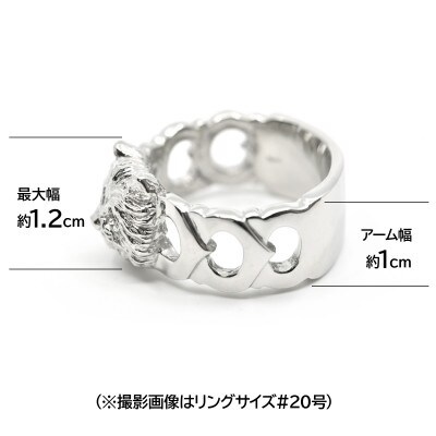純プラチナ製(Pt999) 『ウエスティ』ブラックダイヤ入りリング 20号