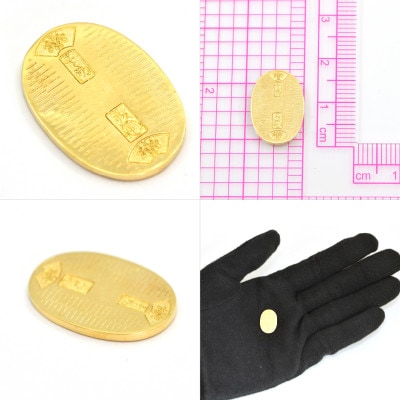 18金製(K18) 開運ミニ小判 レプリカ Sサイズ