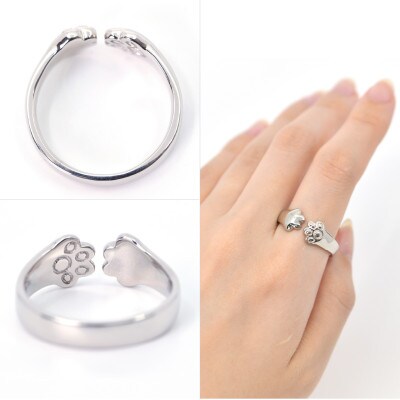 純プラチナ製(Pt999) 『にくきゅう』リング 19号