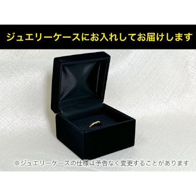 18金製(K18) 甲丸リングAタイプ 14号