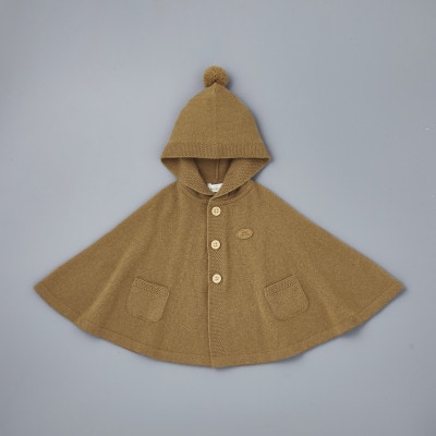 ミキハウス【ゴールドレーベル】ビキューナ×ベビーカシミヤ マント