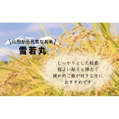 【毎月定期便】雪若丸 精米 2kg 山形県小国町産全5回