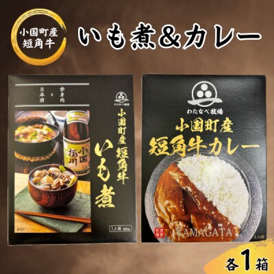 短角牛いも煮&カレー　各1箱(計2箱)