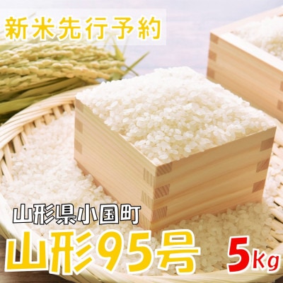 【令和7年産米 先行予約】山形95号 精米 5kg(5kg×1袋)　おぐにのこめ