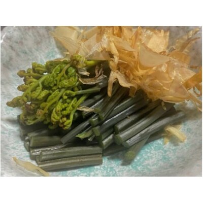 【数量限定】採れたて山菜　あく抜きわらび　200g×4束