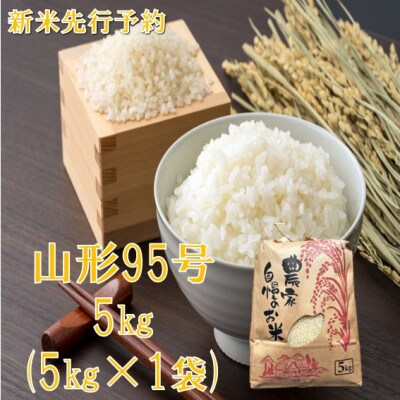 【令和8年産米 先行予約】山形95号 精米 5kg　佐藤