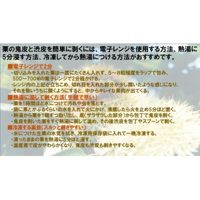 【先行予約】【数量限定】山形県小国町産　舟山栗園の生栗 2kg