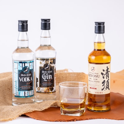 愛知クラフトウイスキー　愛知クラフトジン　愛知クラフトウォッカ　3本セット