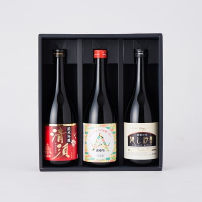 【清須市の地酒】飲み比べ3本セット 720ml