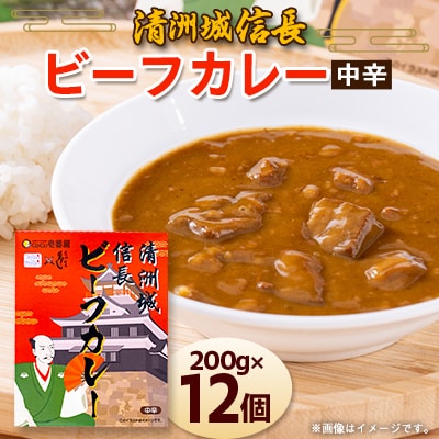 清洲城信長ビーフカレー(中辛)　12個セット