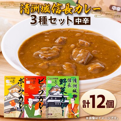 清洲城信長カレー3種　12個セット