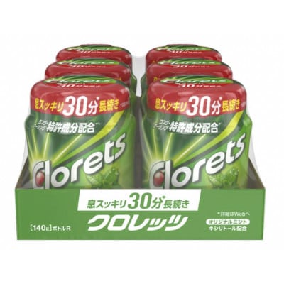 モンデリーズ クロレッツ オリジナルミントボトル 140g ×6個
