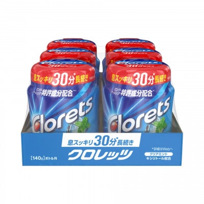 モンデリーズ・ジャパン クロレッツXPクリアミントボトルR 140g ×6個