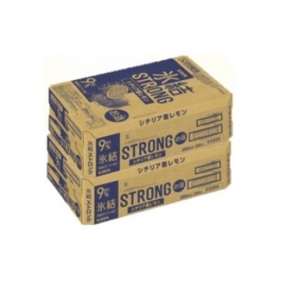 【毎月定期便】キリン 氷結 ストロング9%レモン 350ml 2ケース(48本)全3回