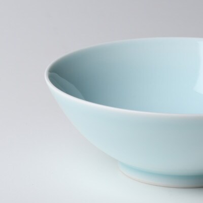 有田焼 ろくろ成形 青磁小鉢 径14.5cm×高さ6.5cm 計1個