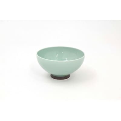 有田焼 深川製磁　笹青磁 飯碗・湯呑セット