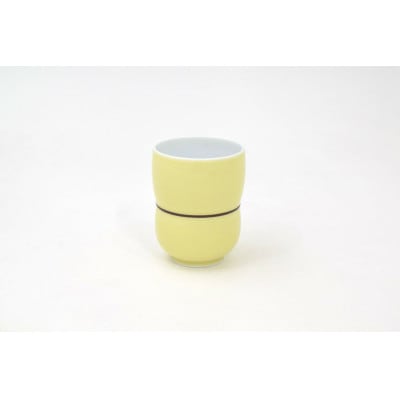有田焼 深川製磁　黄釉 飯碗・湯呑セット