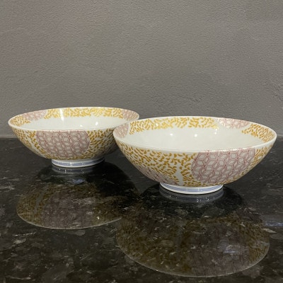 【有田焼】錦金唐草AritaBOWL　2個セット