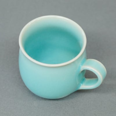 翡翠丸マグカップ 有田焼【茂正工房】