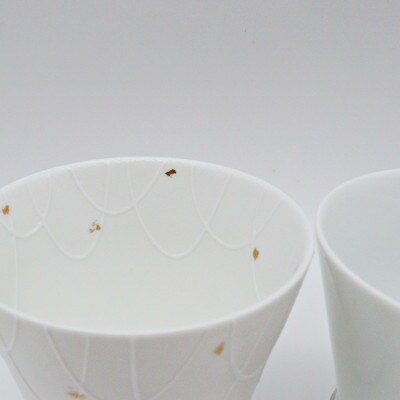 有田焼　スタイリッシュフリーカップ・ペア